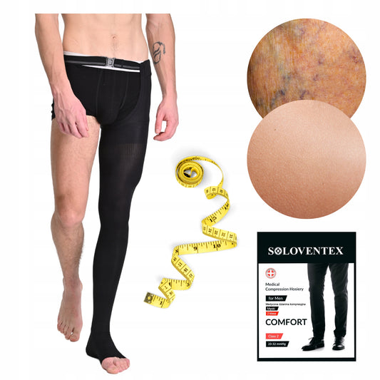 Monopończocha męska CCL2 Comfort (23–32 mmHg) 165-180 cm