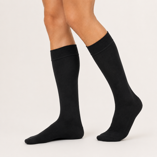 Podkolanówki męskie CCL2 Comfort (23–32 mmHg) 165-180 cm - zakryte palce