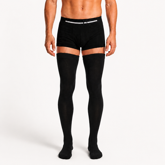 Pończochy męskie CCL2 Comfort (23–32 mmHg) 165-180 cm - zakryte palce