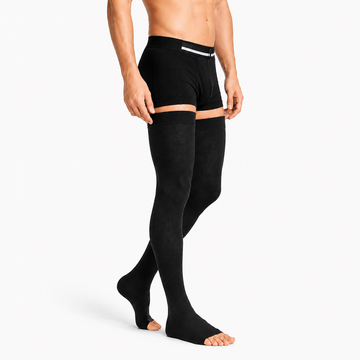 Podkolanówki męskie CCL2 Comfort (23–32 mmHg) 180-195 cm - zakryte palce