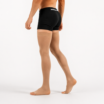 Pończochy męskie CCL2 Comfort (23–32 mmHg) 165-180 cm - otwarte palce
