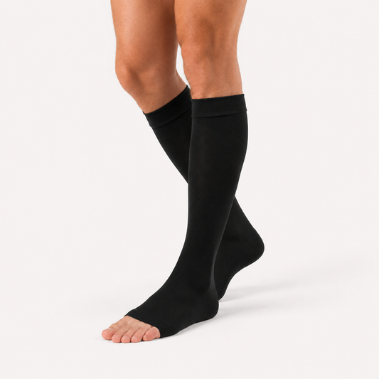 Podkolanówki męskie CCL1 z bawełną dla wysokich (18–21 mmHg) 180-195 cm