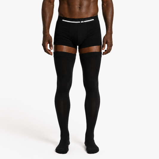 Pończochy męskie CCL2 Comfort (23–32 mmHg) 165-180 cm - zakryte palce